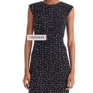 J Crew 365 Black Tweed Dress. 8T. J8012
